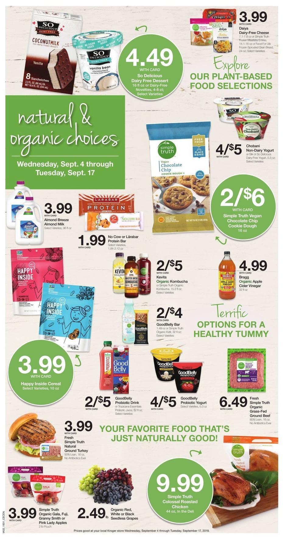Kroger Weekly Ad from September 4