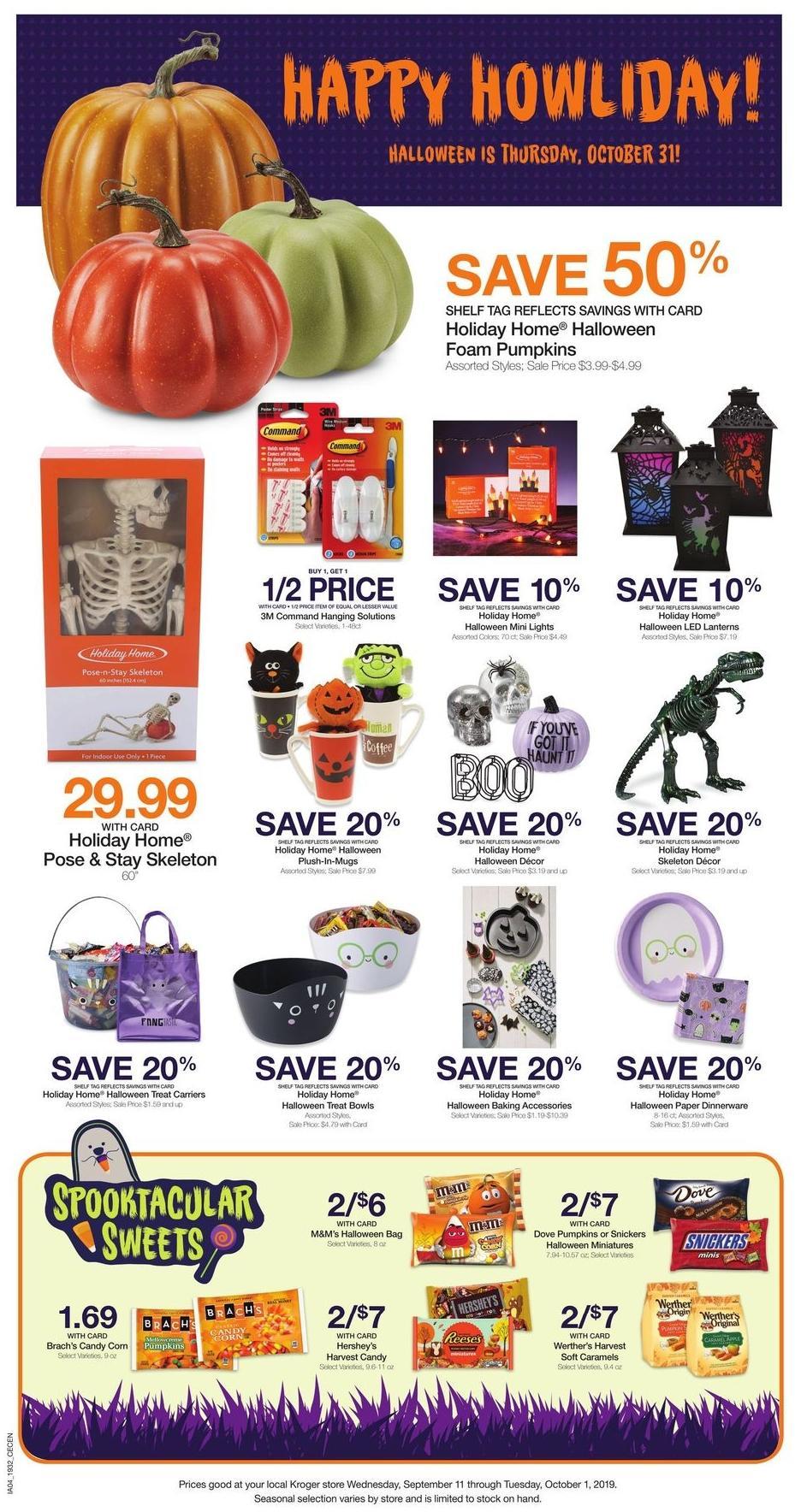 Kroger Weekly Ad from September 11