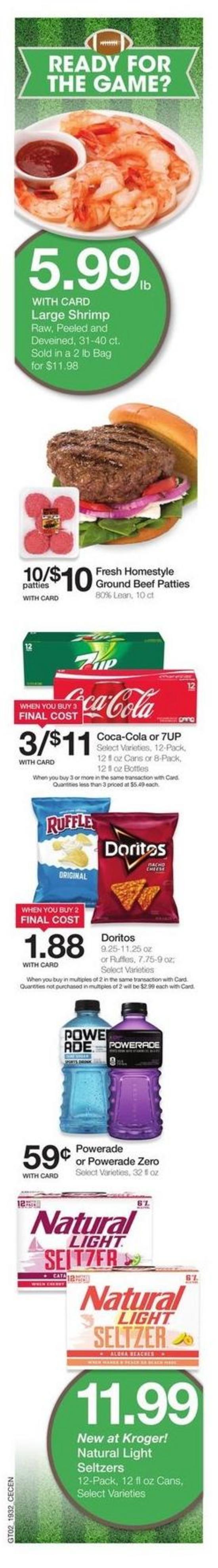 Kroger Weekly Ad from September 11