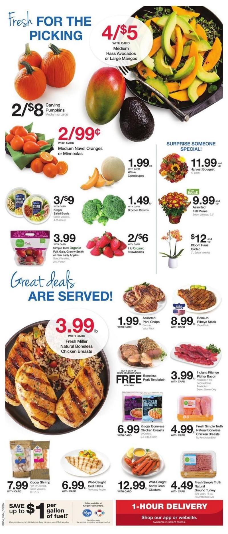 Kroger Weekly Ad from September 25