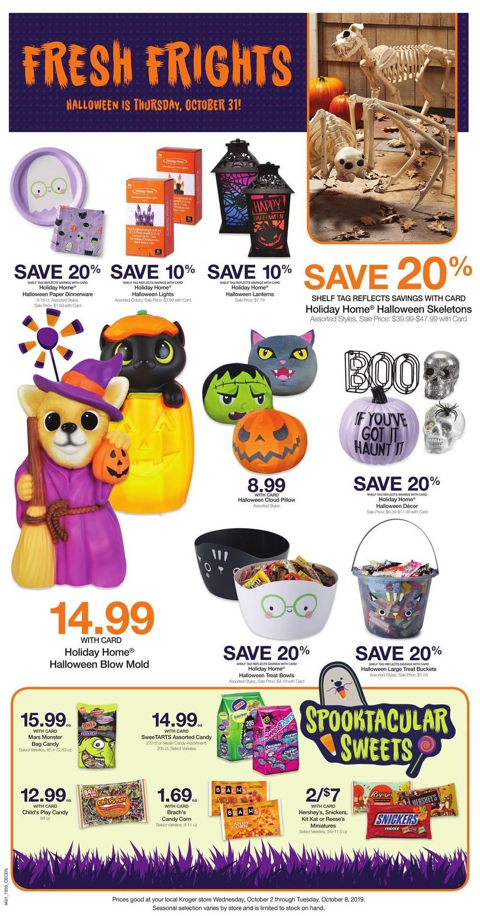 Kroger Weekly Ad from October 2