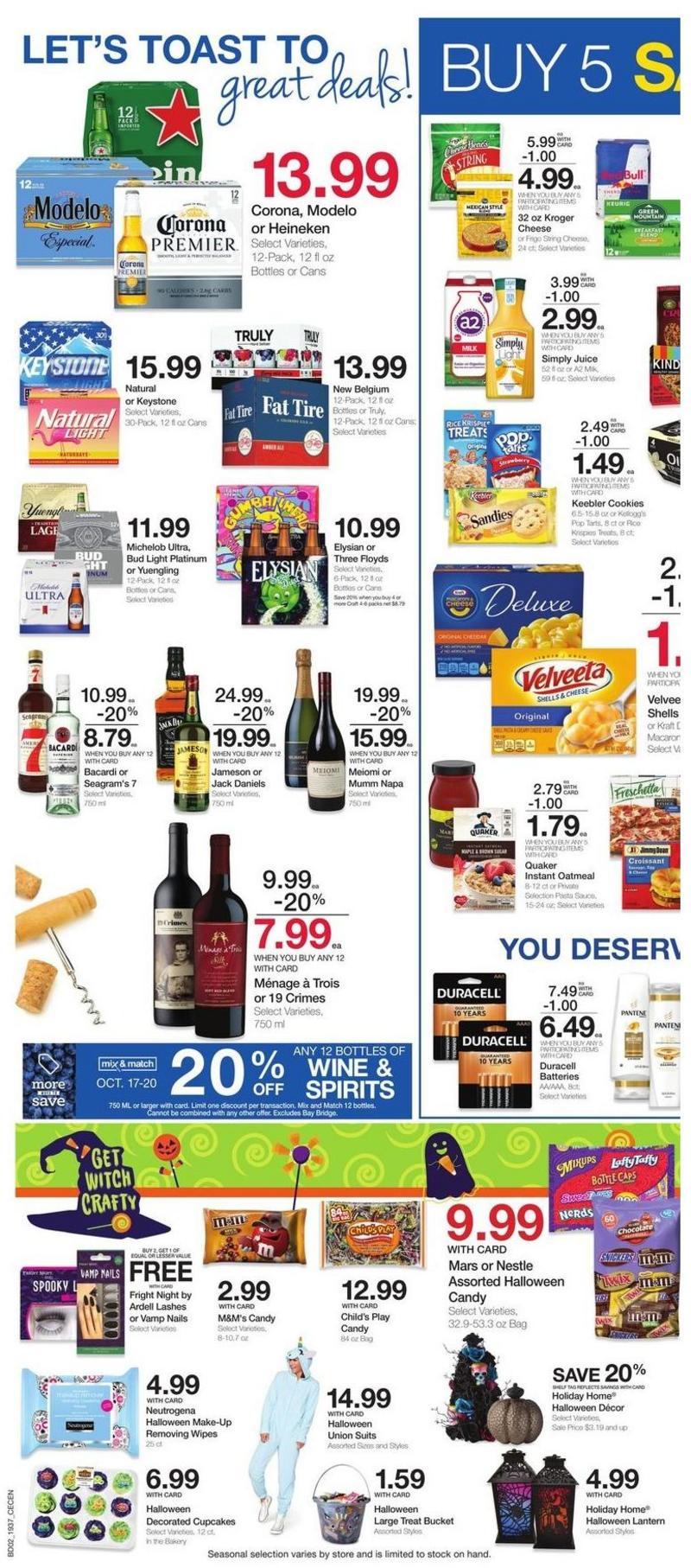 Kroger Weekly Ad from October 16