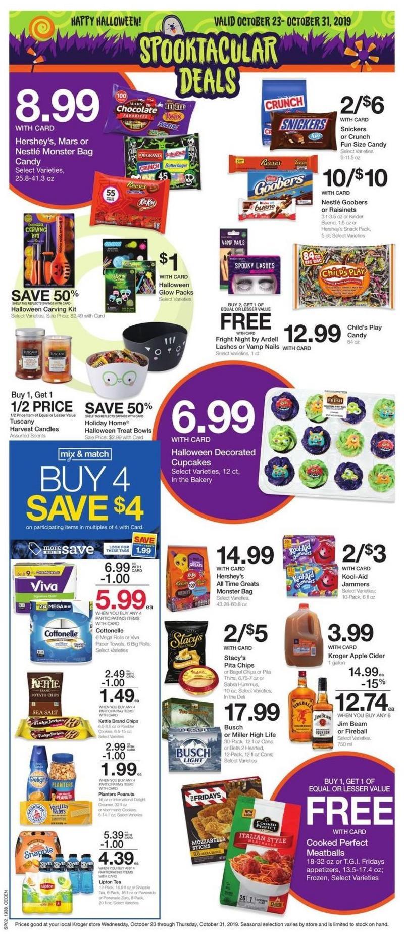 Kroger Weekly Ad from October 23