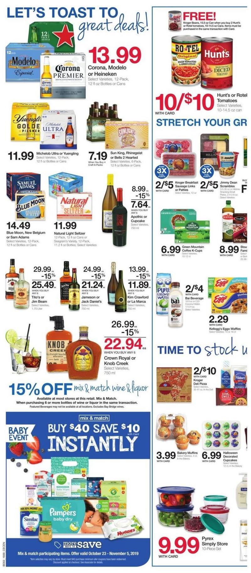 Kroger Weekly Ad from October 30