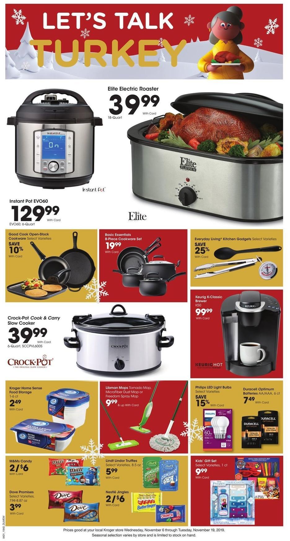Kroger Weekly Ad from November 6