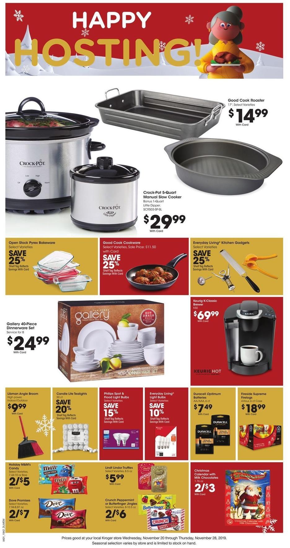 Kroger Weekly Ad from November 20
