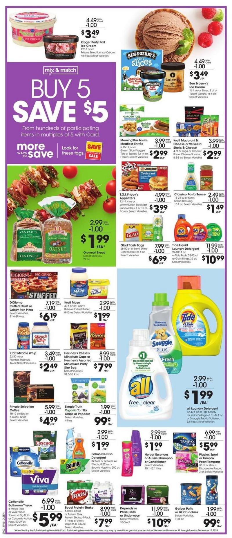 Kroger Weekly Ad from December 11