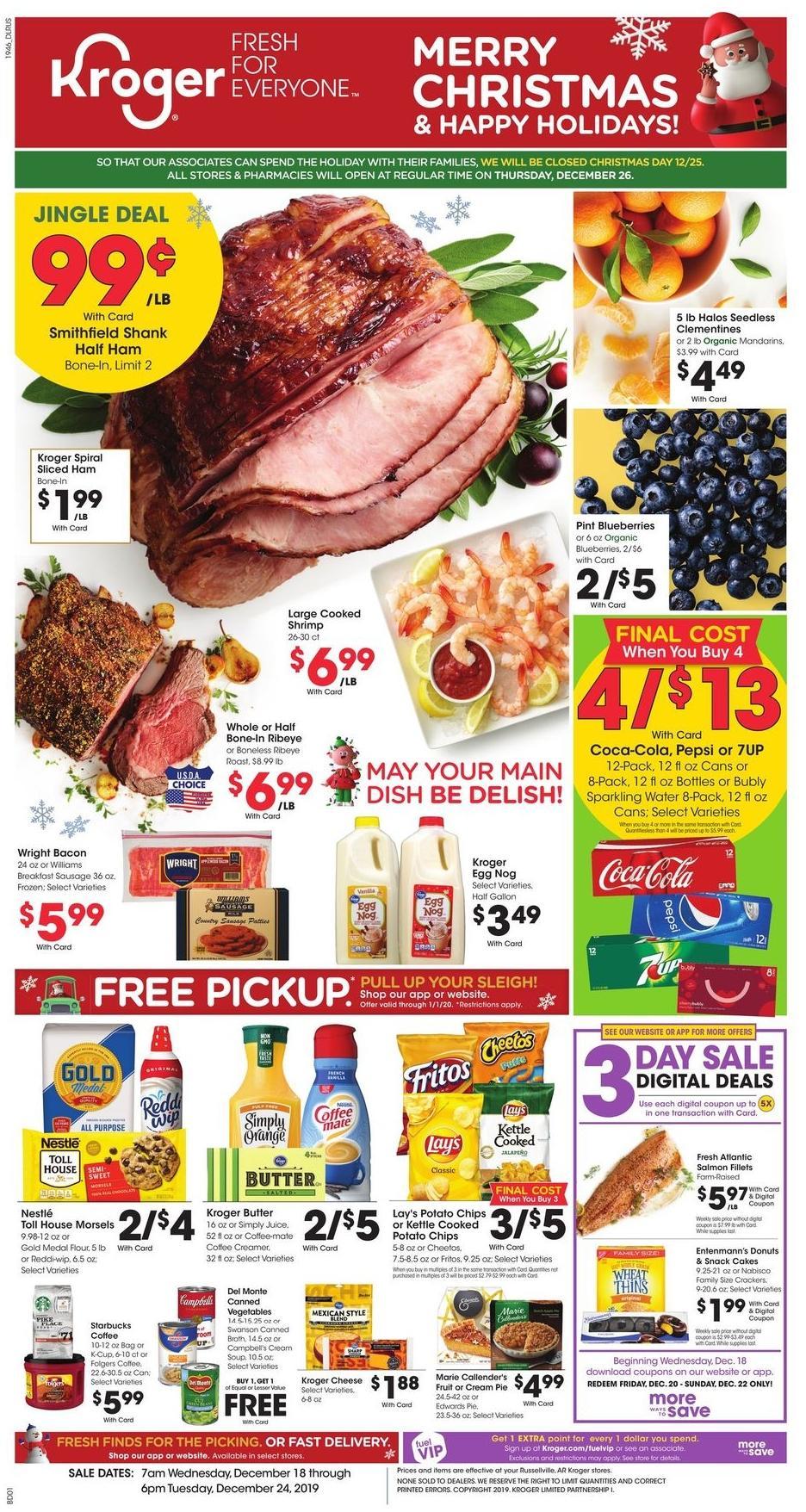 Kroger Weekly Ad from December 18