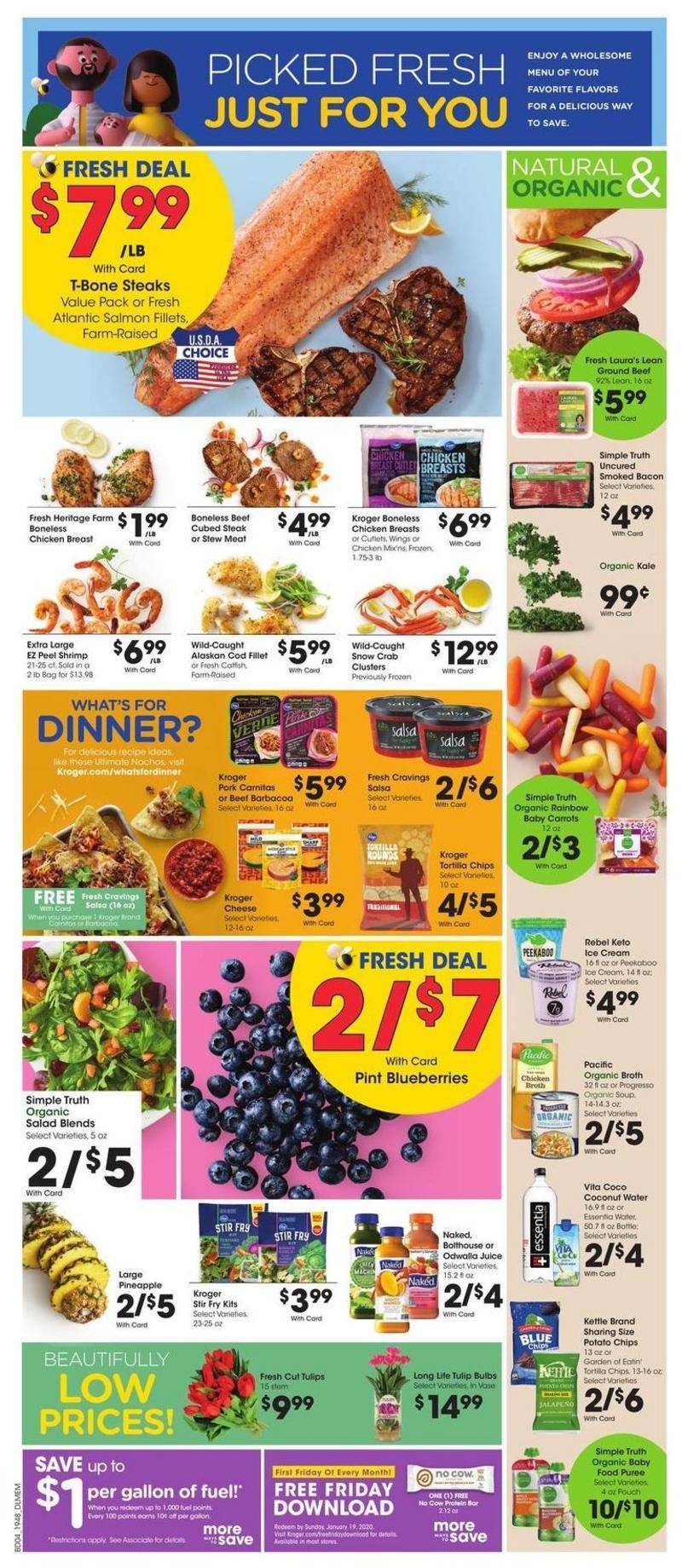 Kroger Weekly Ad from January 2