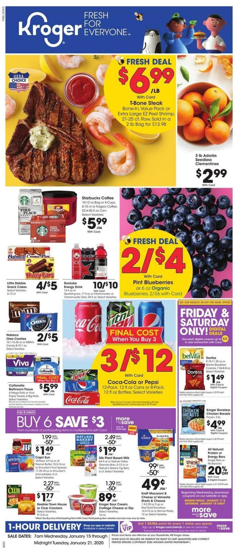 Kroger Weekly Ad from January 15