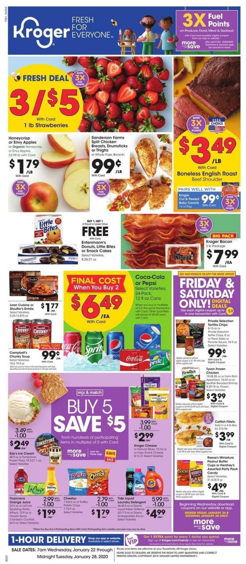Kroger Weekly Ad from January 22