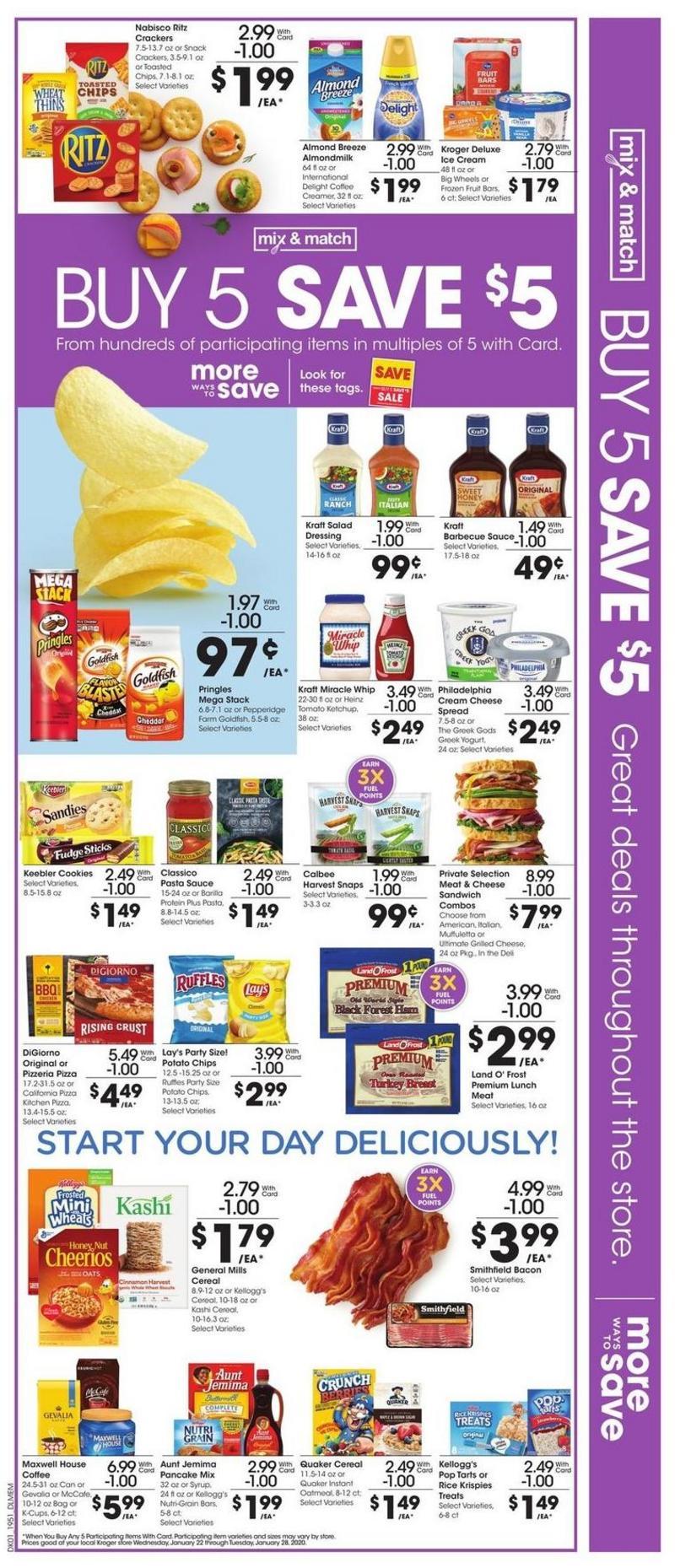Kroger Weekly Ad from January 22