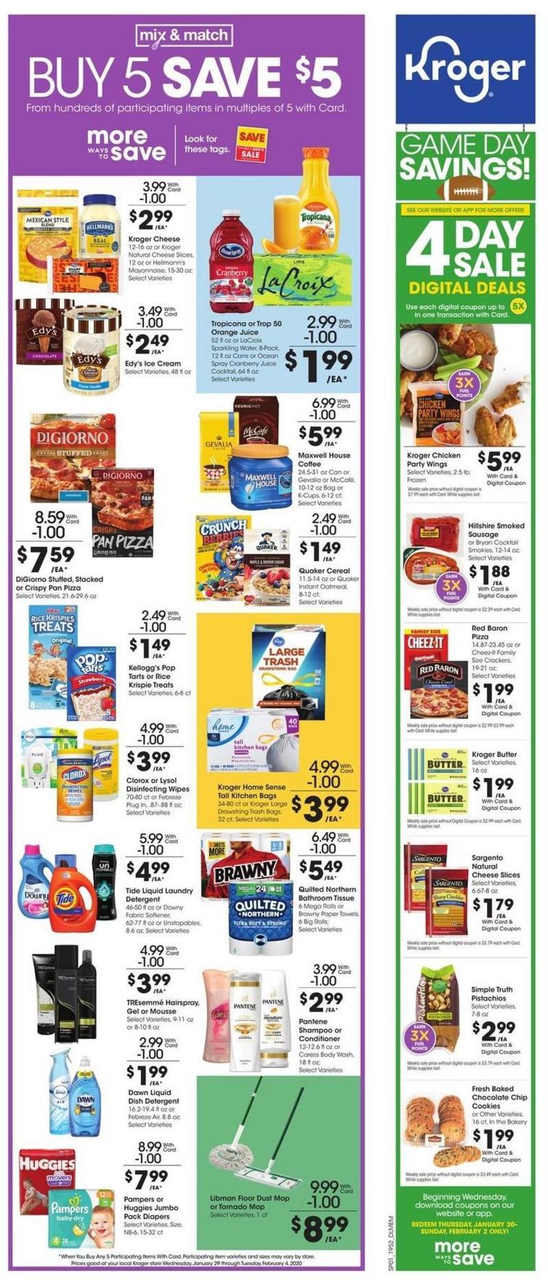 Kroger Weekly Ad from January 29