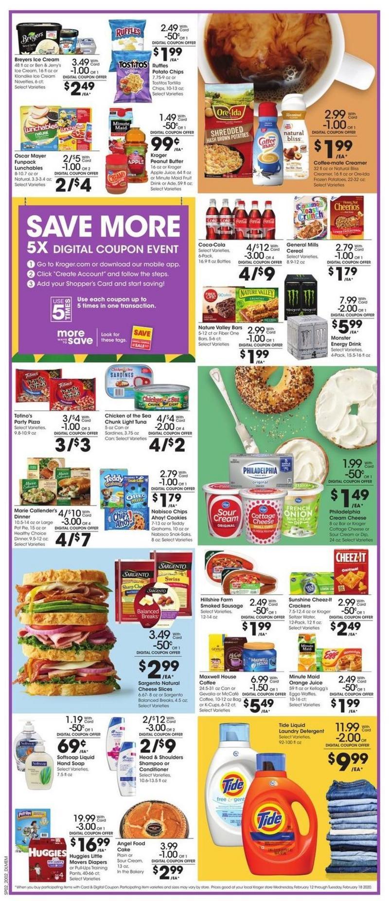 Kroger Weekly Ad from February 12