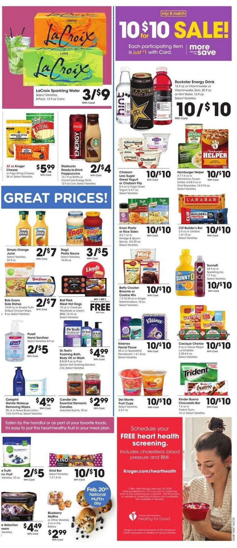 Kroger Weekly Ad from February 19