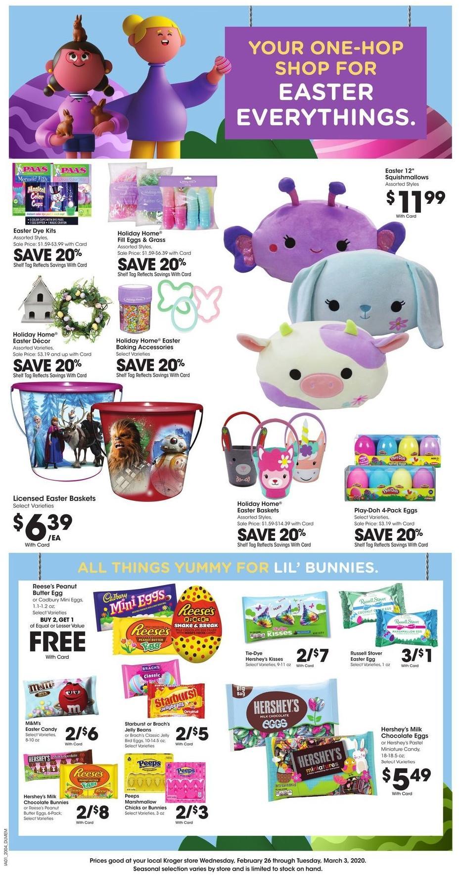 Kroger Weekly Ad from February 26