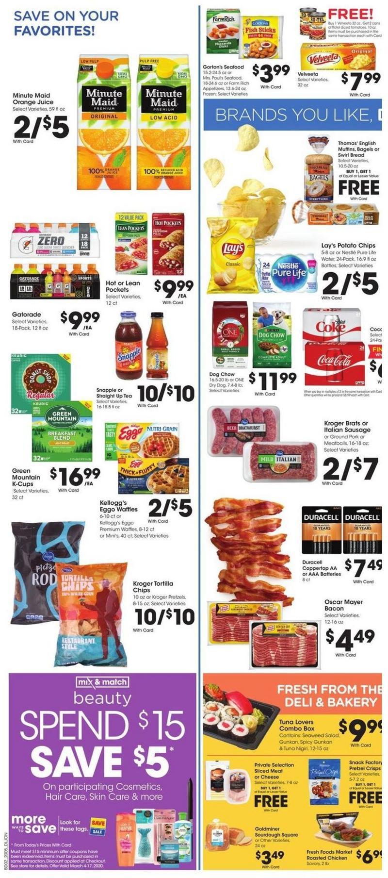 Kroger Weekly Ad from March 4