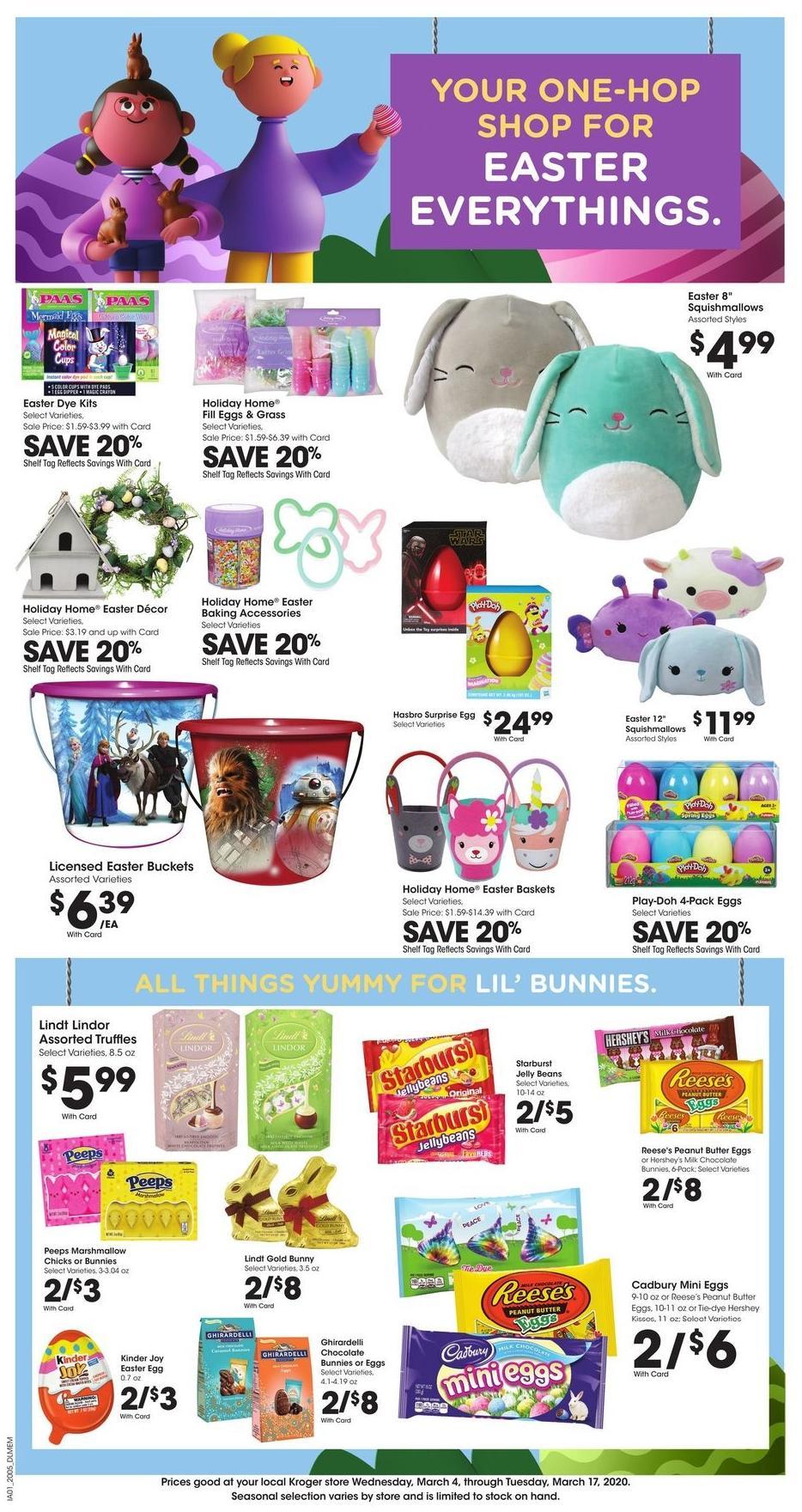 Kroger Weekly Ad from March 11