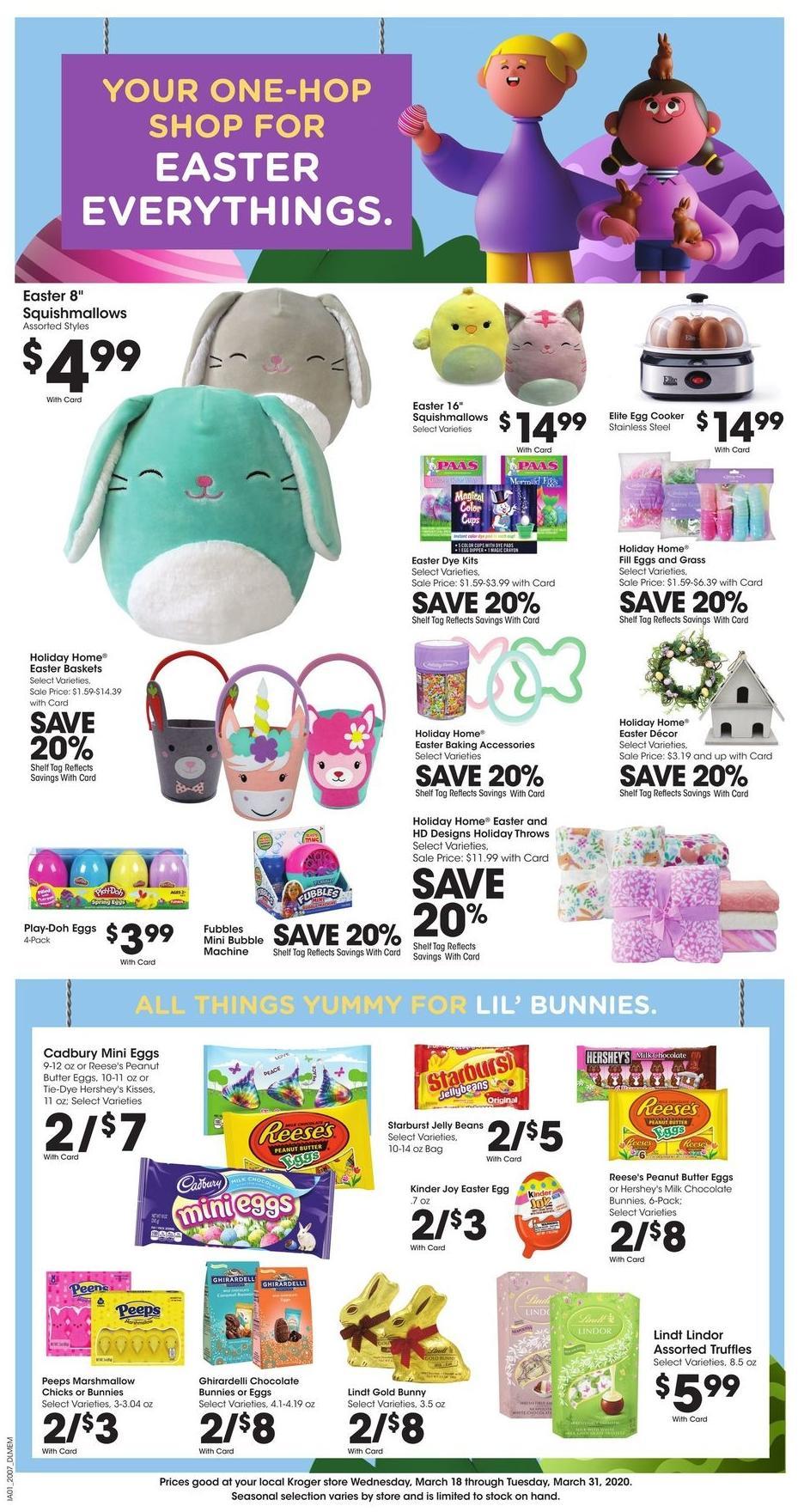 Kroger Weekly Ad from March 18