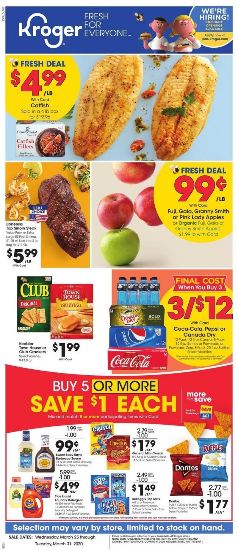 Kroger Weekly Ad from March 25
