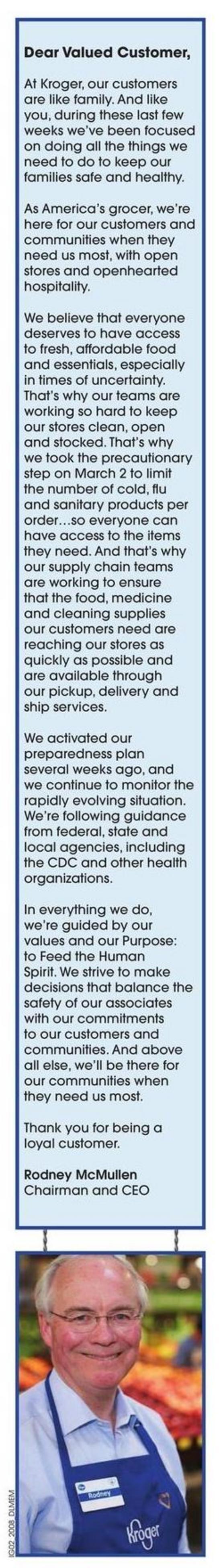 Kroger Weekly Ad from March 25