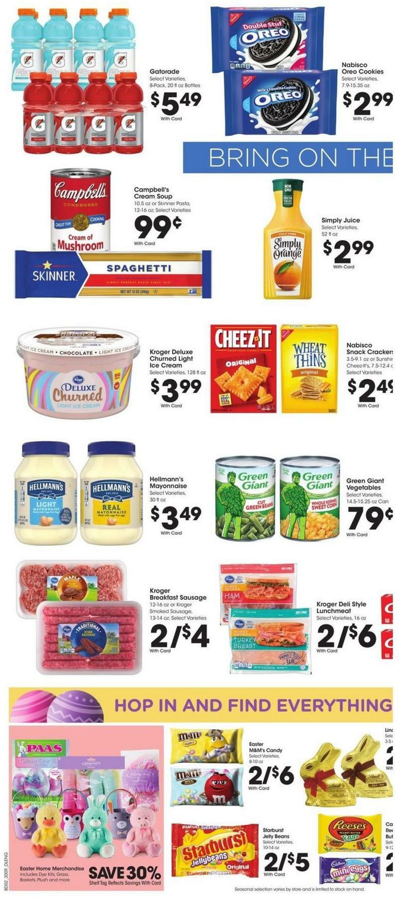 Kroger Weekly Ad from April 1