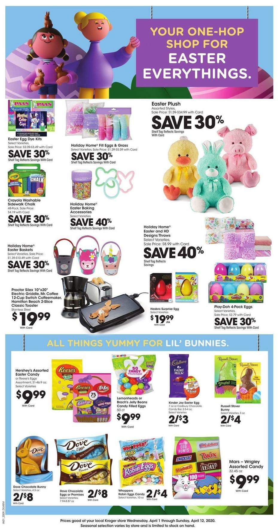 Kroger Weekly Ad from April 1