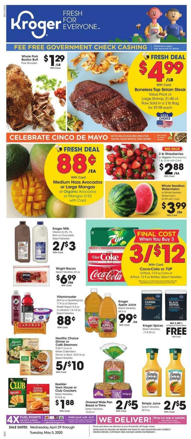 Kroger Weekly Ad from April 29