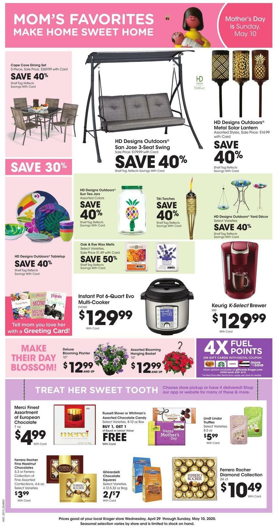Kroger Weekly Ad from April 29