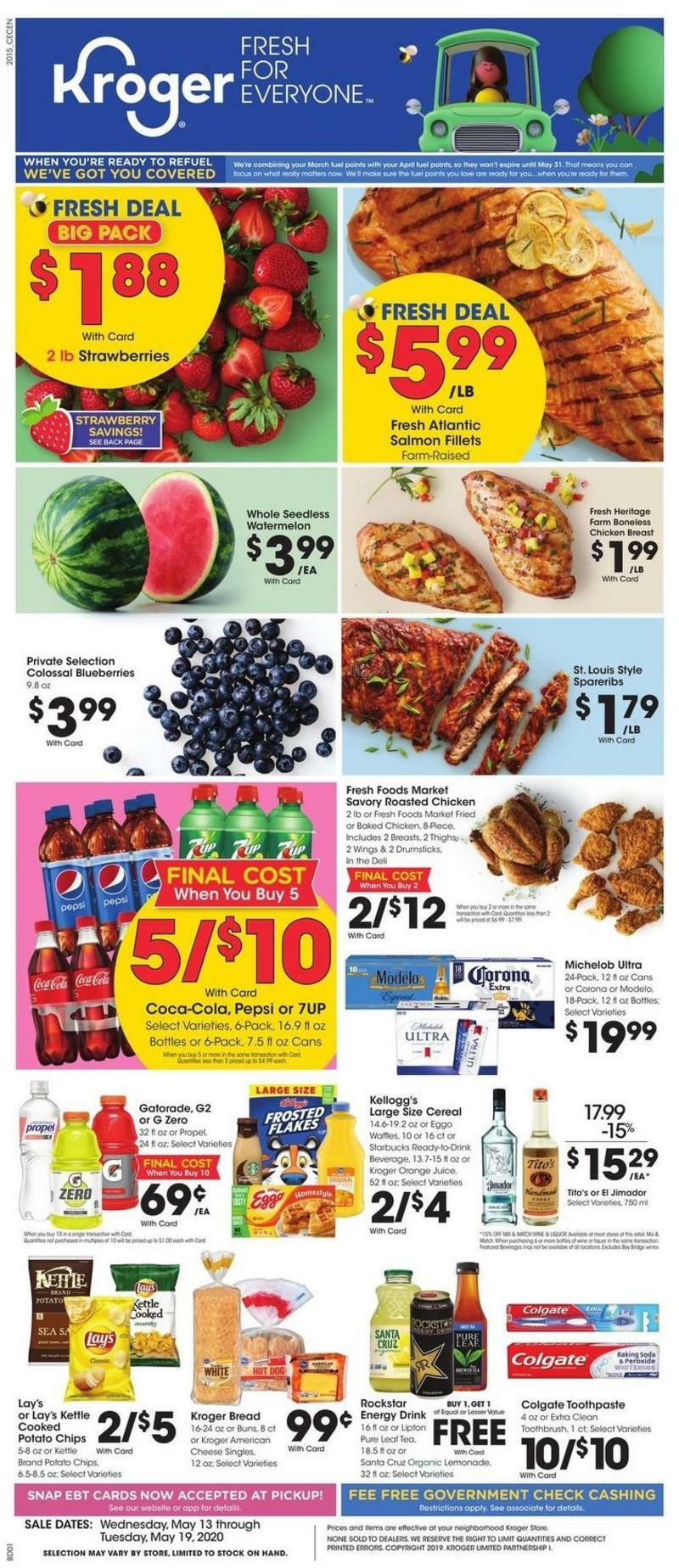 Kroger Weekly Ad from May 13