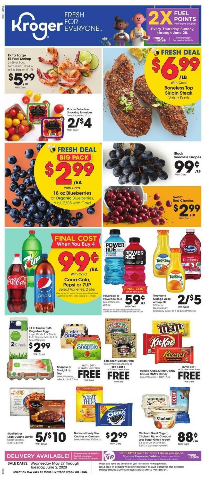 Kroger Weekly Ad from May 27