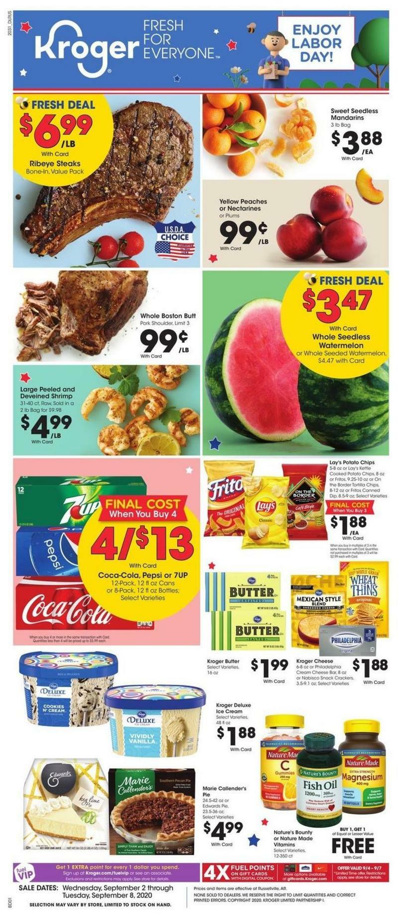Kroger Weekly Ad from September 2