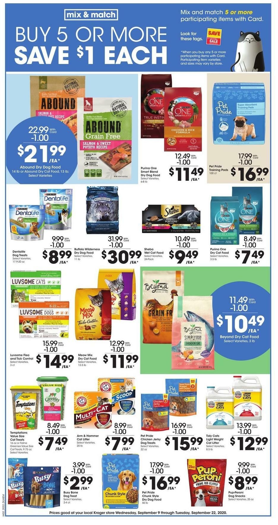 Kroger Weekly Ad from September 16