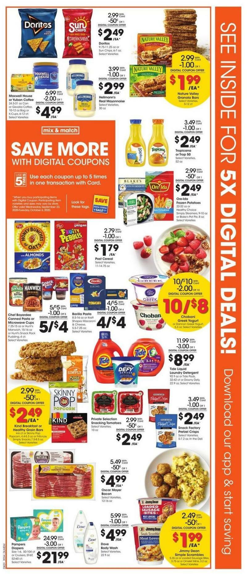 Kroger Weekly Ad from September 23