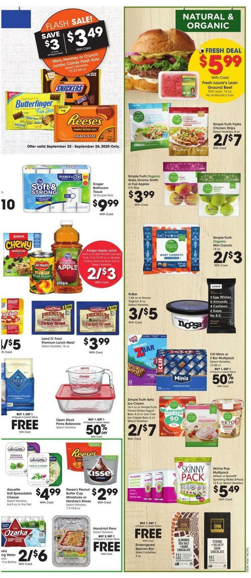Kroger Weekly Ad from September 23