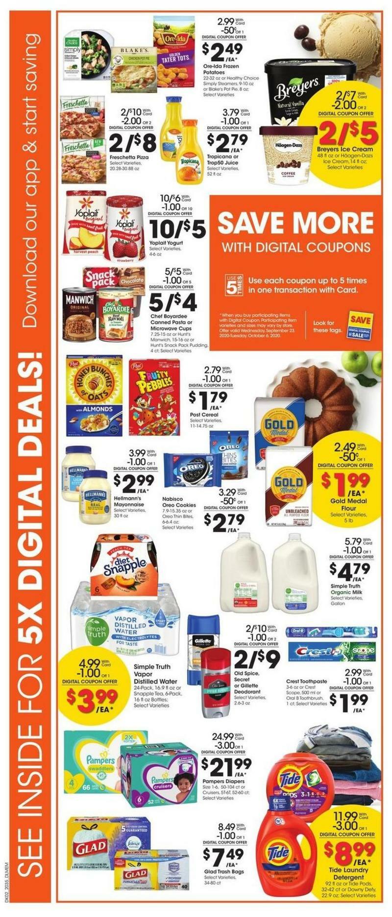 Kroger Weekly Ad from September 30