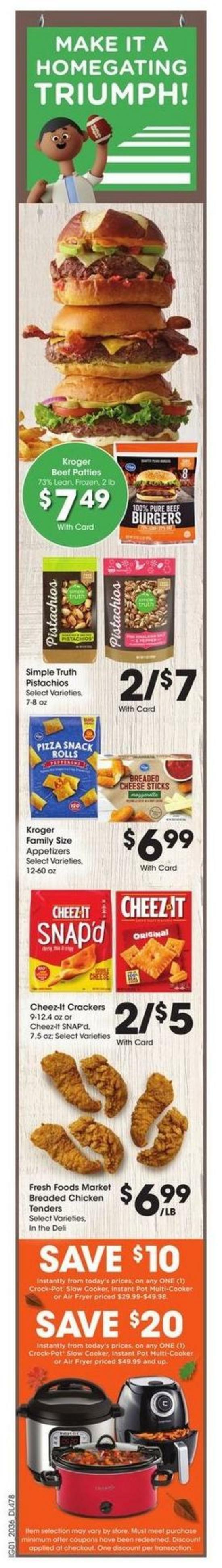 Kroger Weekly Ad from October 7