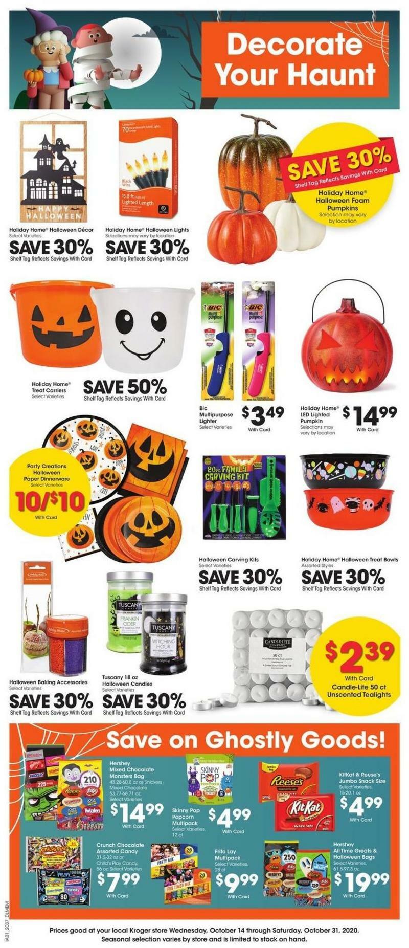 Kroger Weekly Ad from October 21