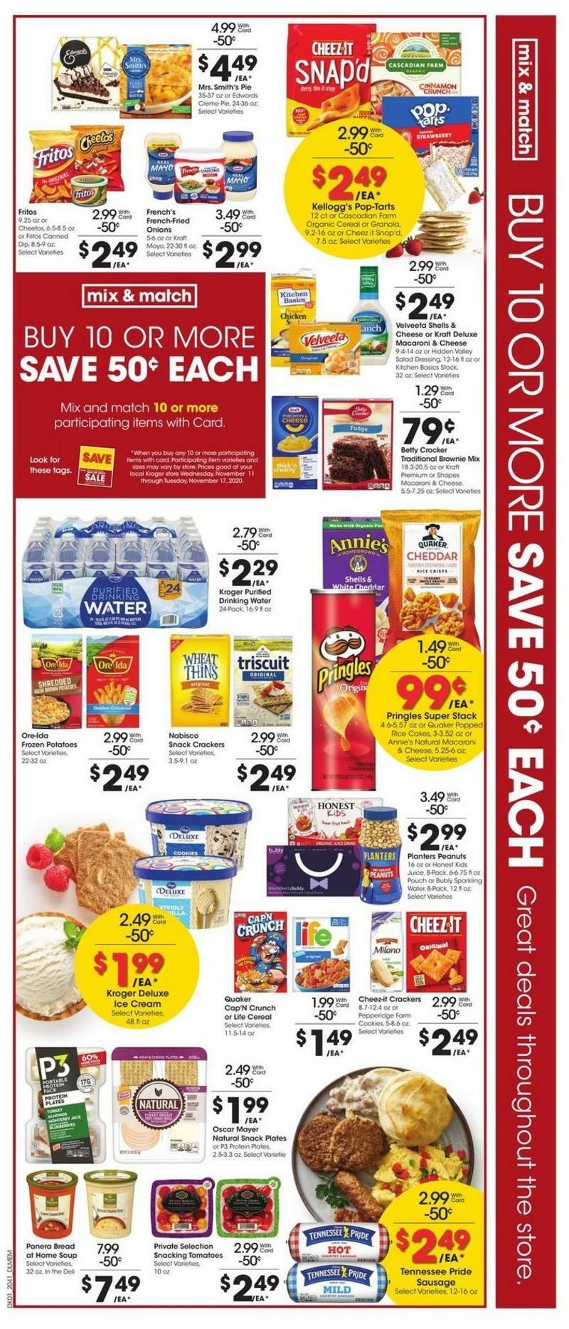 Kroger Weekly Ad from November 11