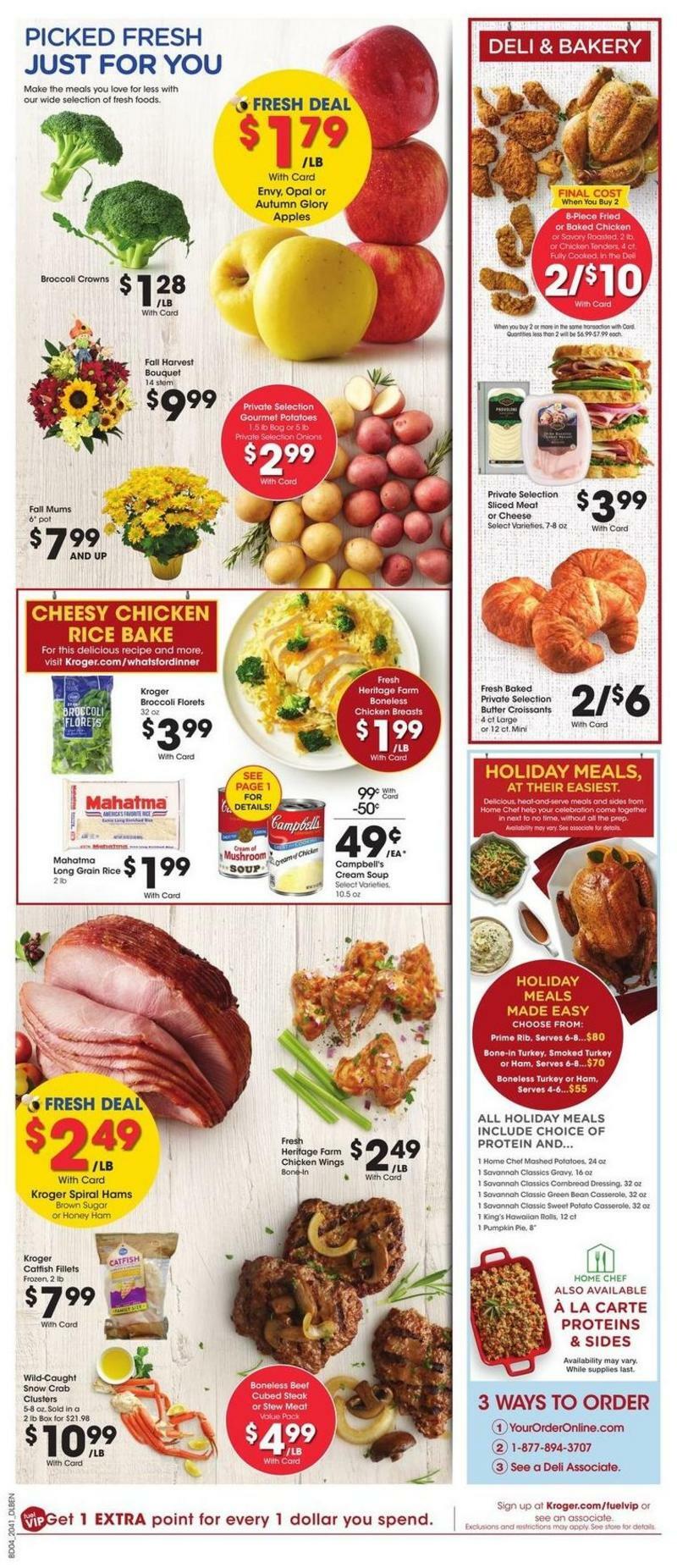 Kroger Weekly Ad from November 11