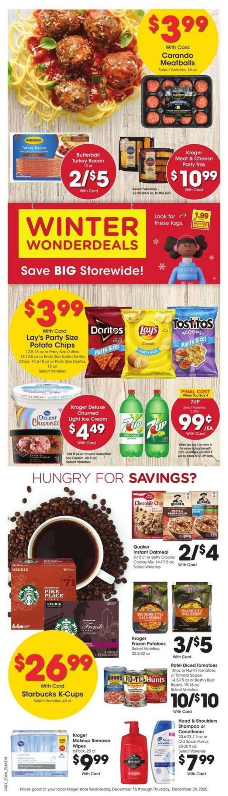Kroger Weekly Ad from December 16