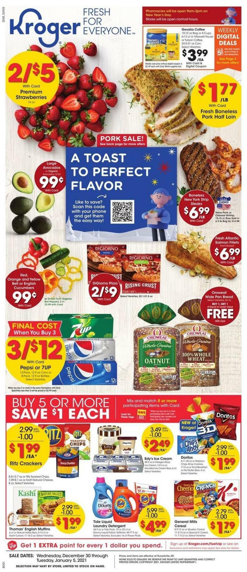 Kroger Weekly Ad from December 30