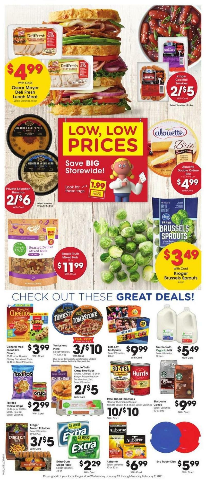Kroger Weekly Ad from January 27
