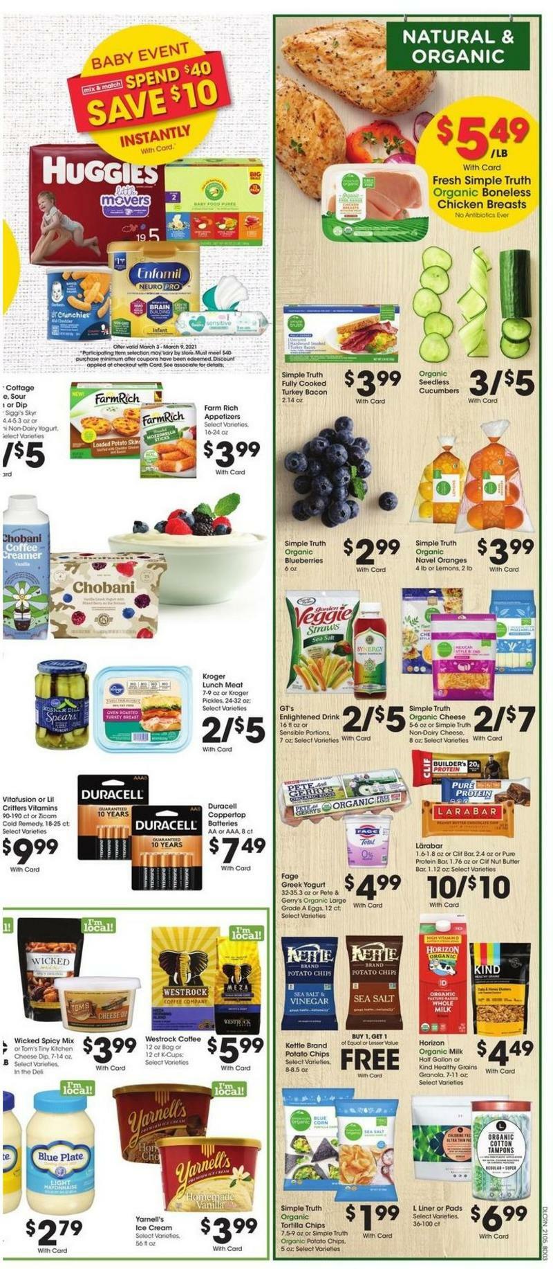 Kroger Weekly Ad from March 3