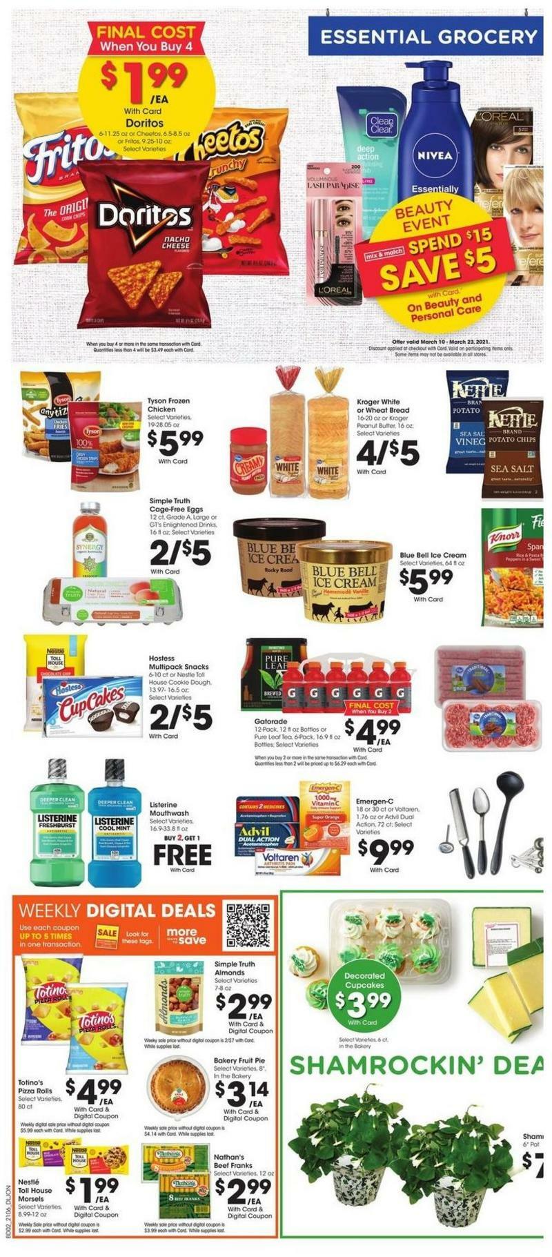Kroger Weekly Ad from March 10
