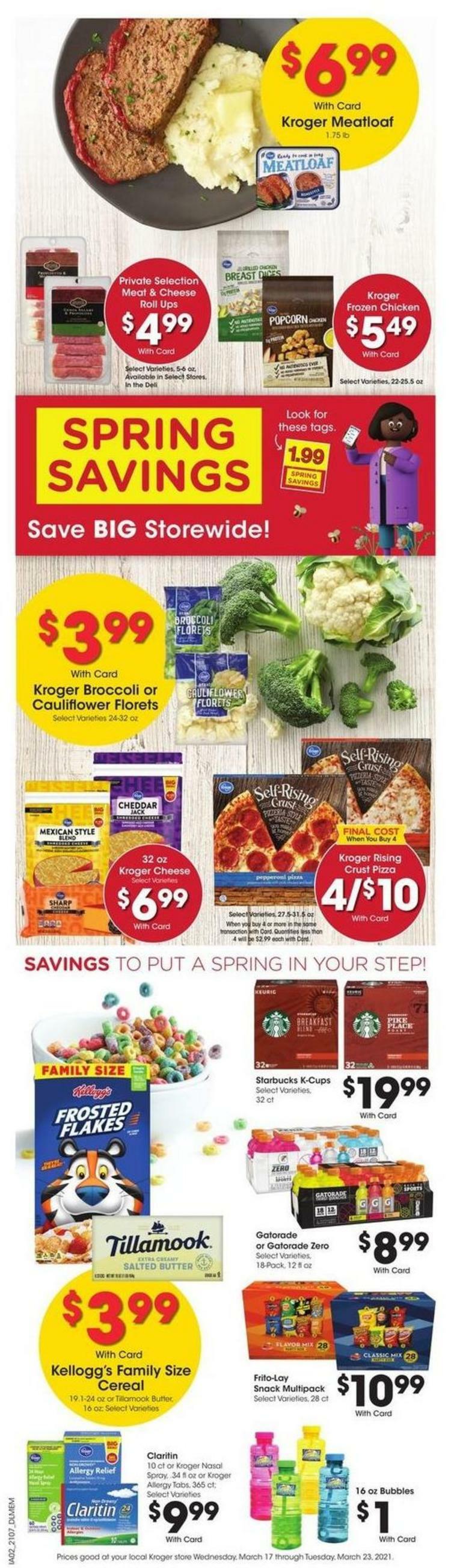 Kroger Weekly Ad from March 17