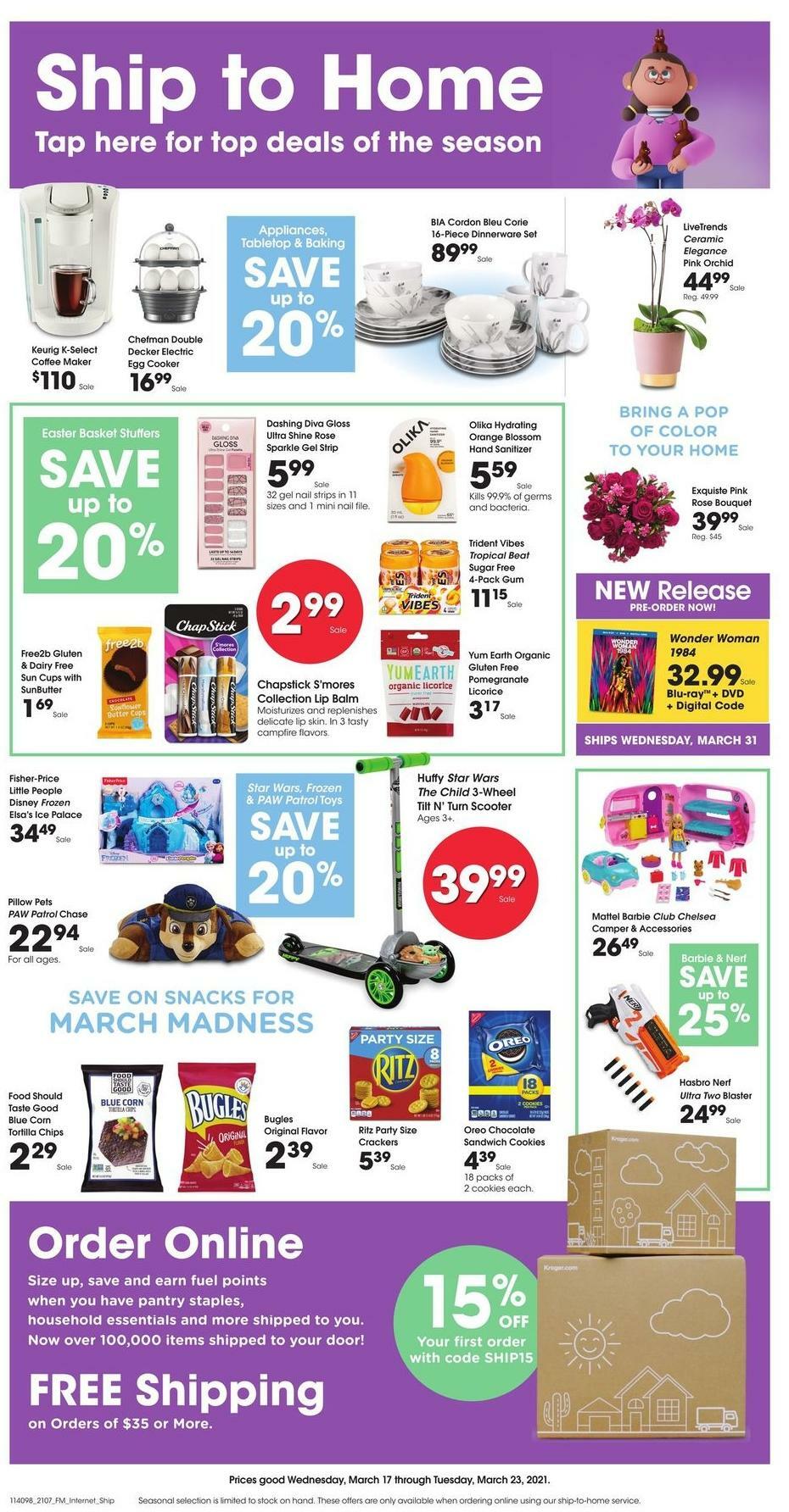 Kroger Weekly Ad from March 17