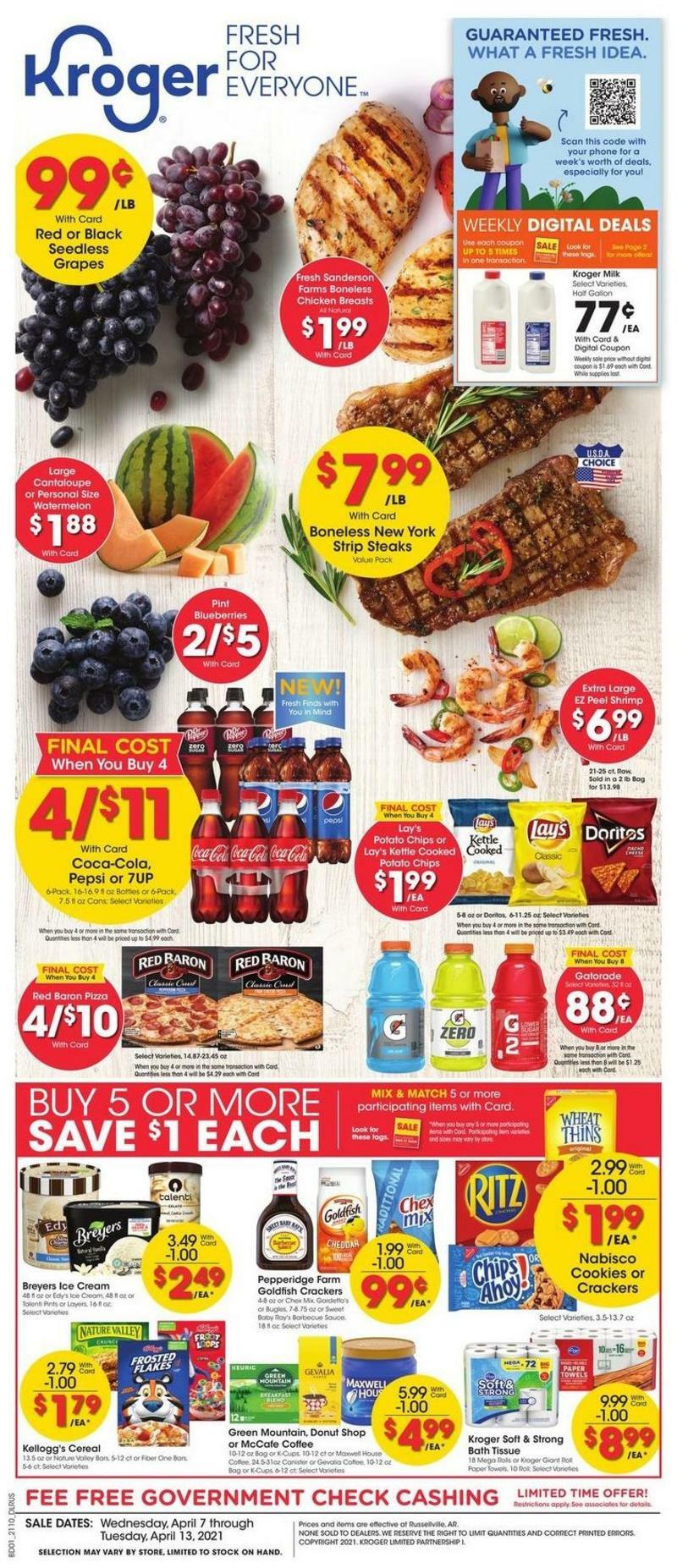 Kroger Weekly Ad from April 7