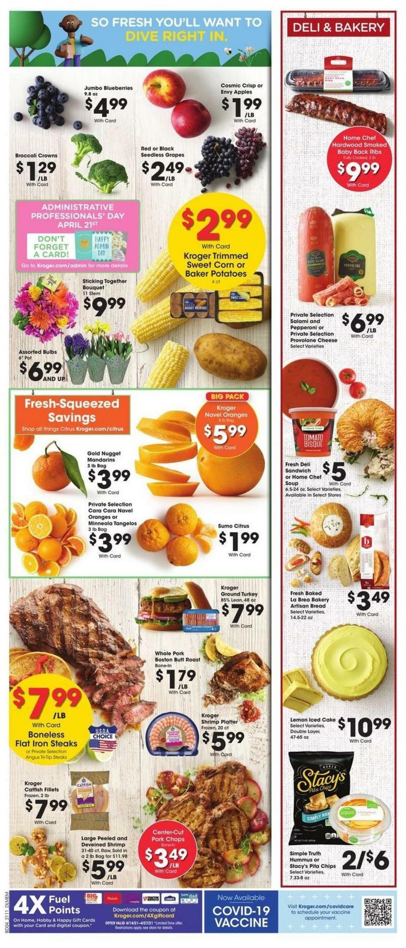 Kroger Weekly Ad from April 14
