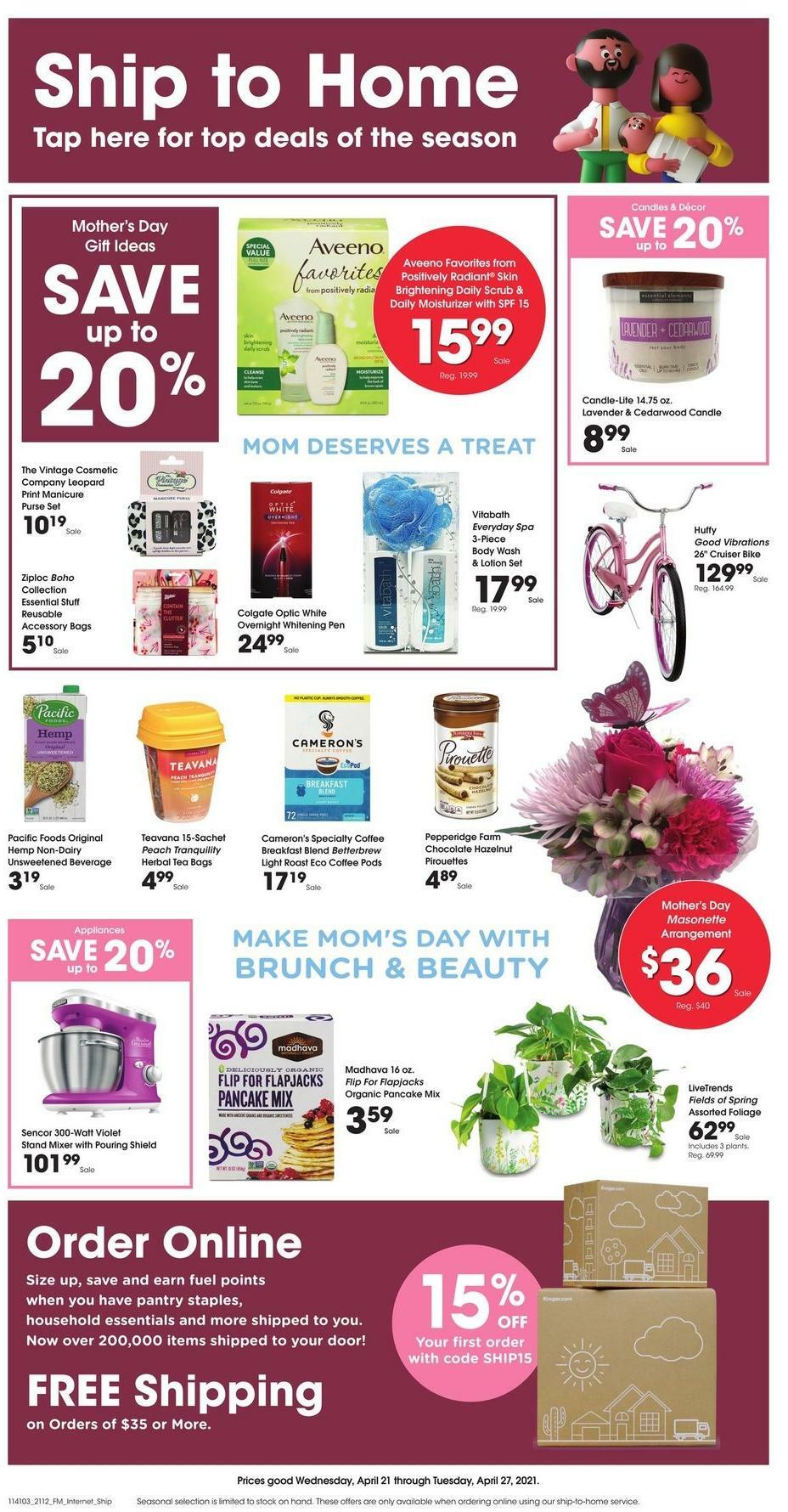 Kroger Weekly Ad from April 21